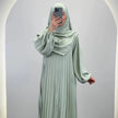 Hifaya Abaya Set mit Khimar Mint