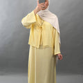 Miray Zweiteiler Kleid Gelb