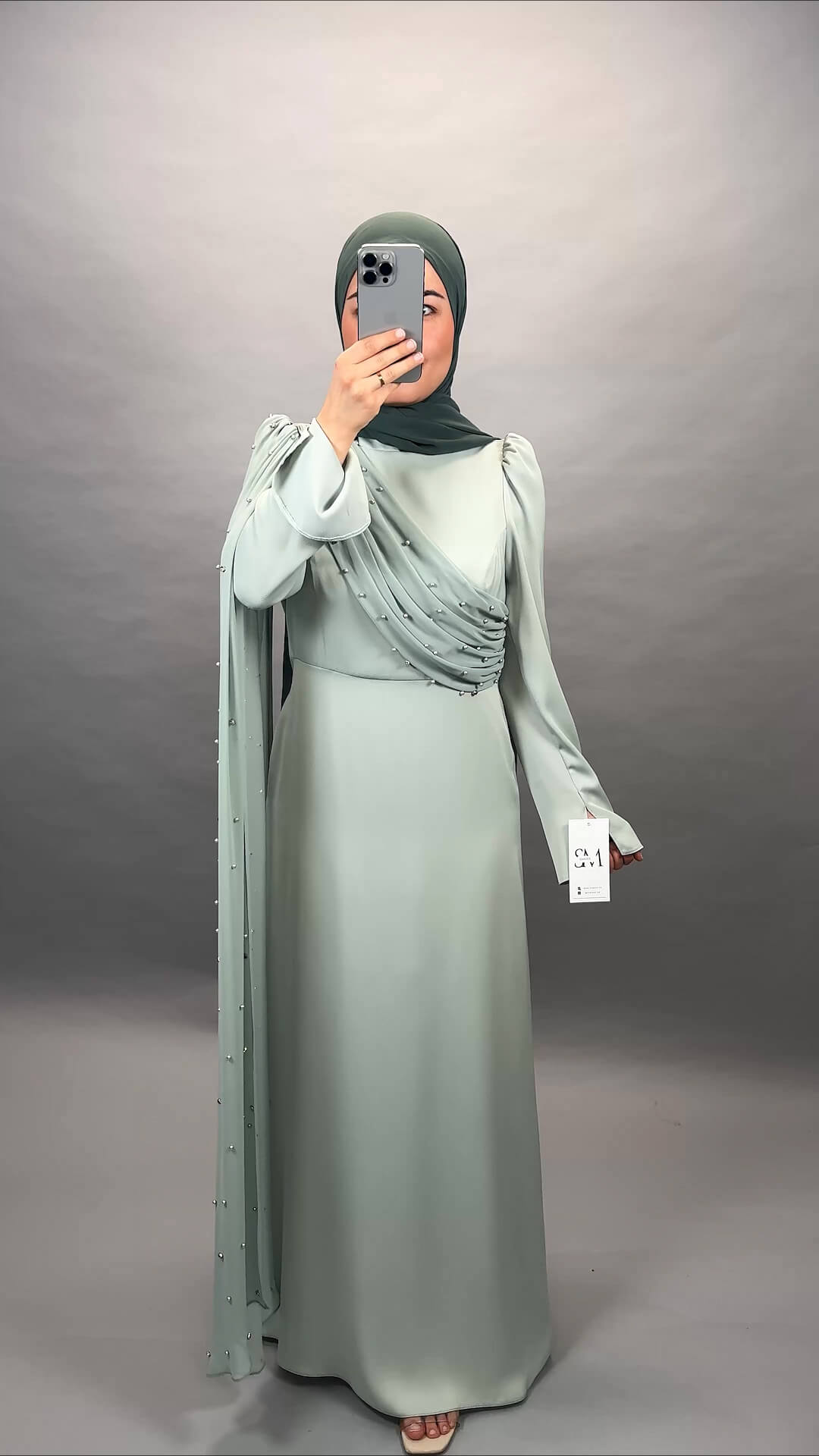 Mirsu Abendkleid Mint