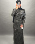 Nola Abendkleid Grau