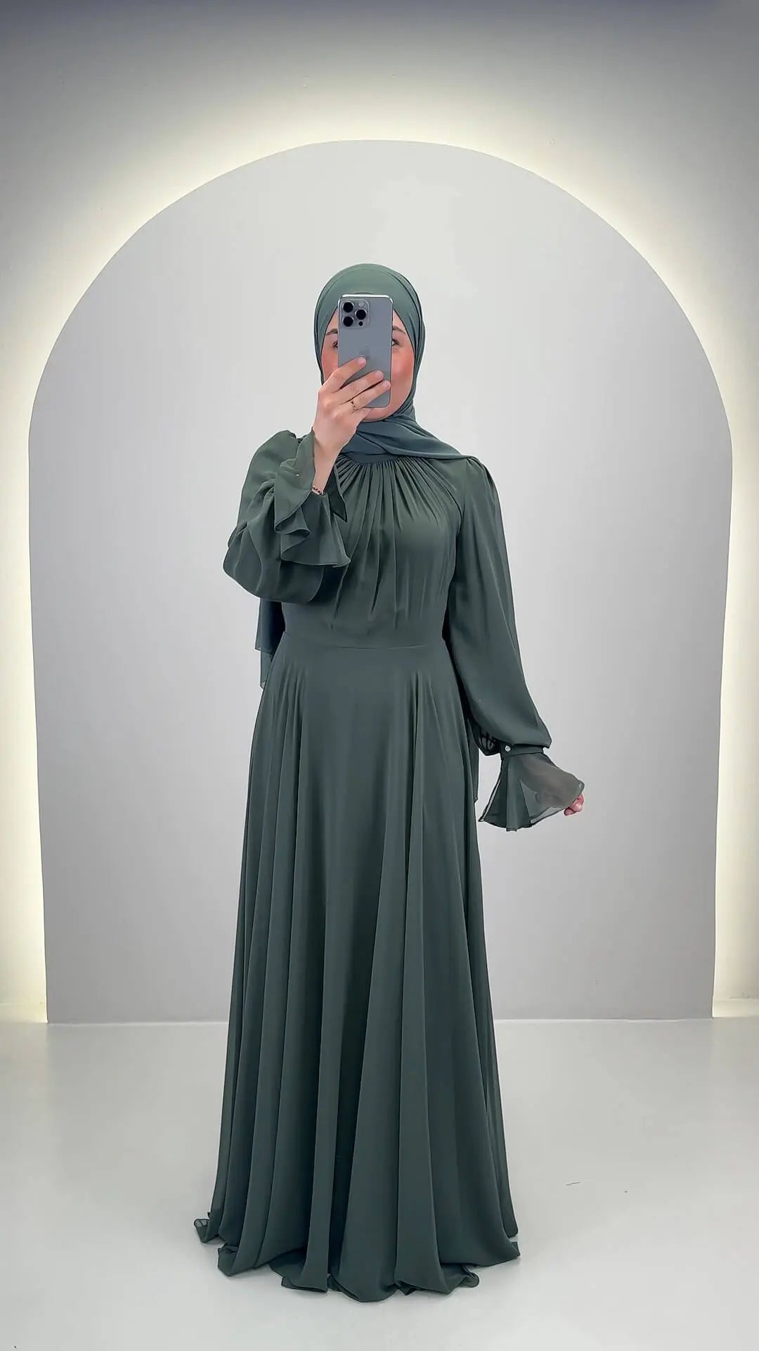 Tisla Abendkleid Grün