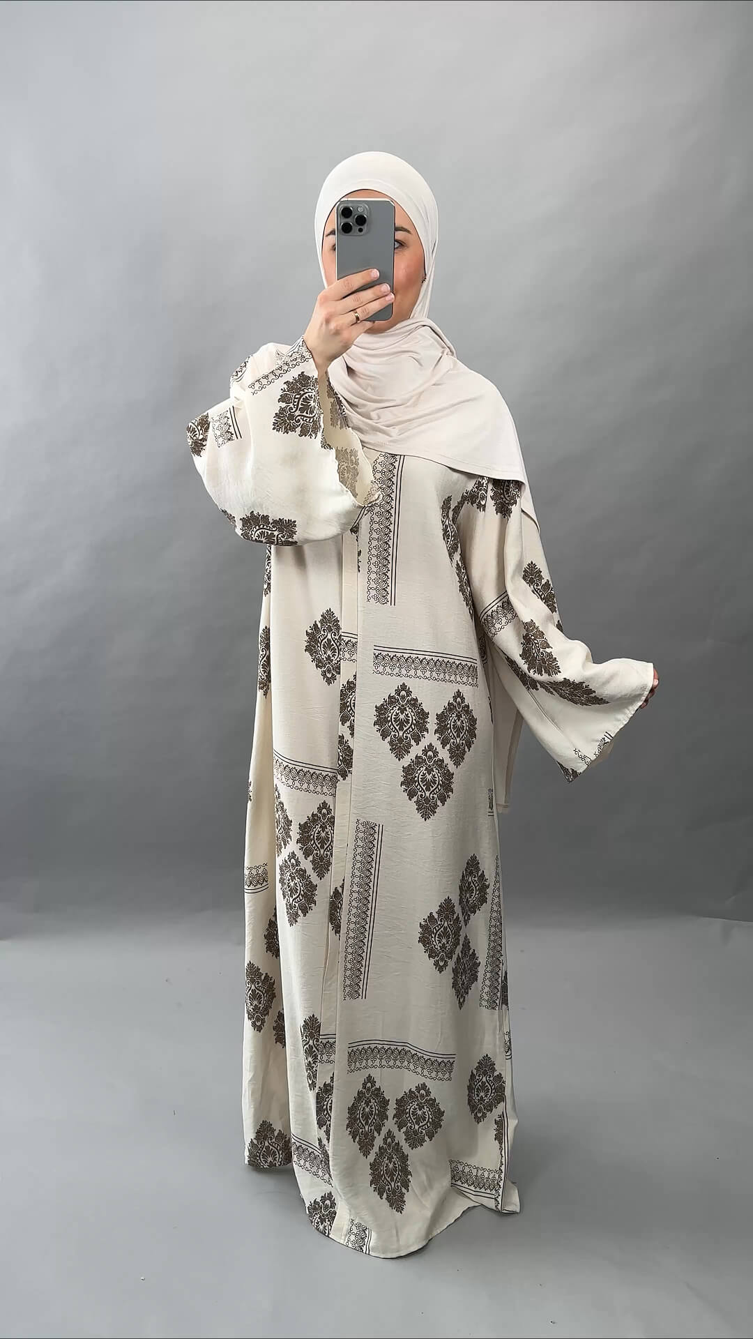 Orina Kleid Braun