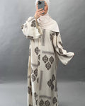 Orina Kleid Braun