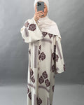 Orina Kleid Weinrot