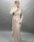 Perly Abendkleid Beige