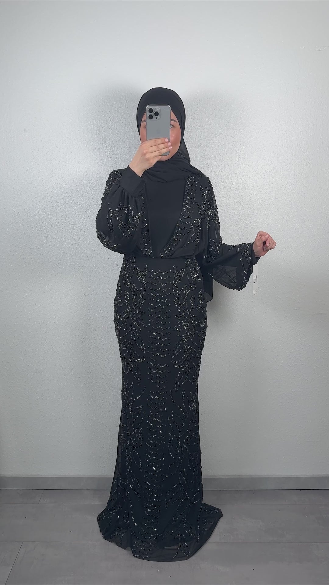 Minay robe de soirée noir