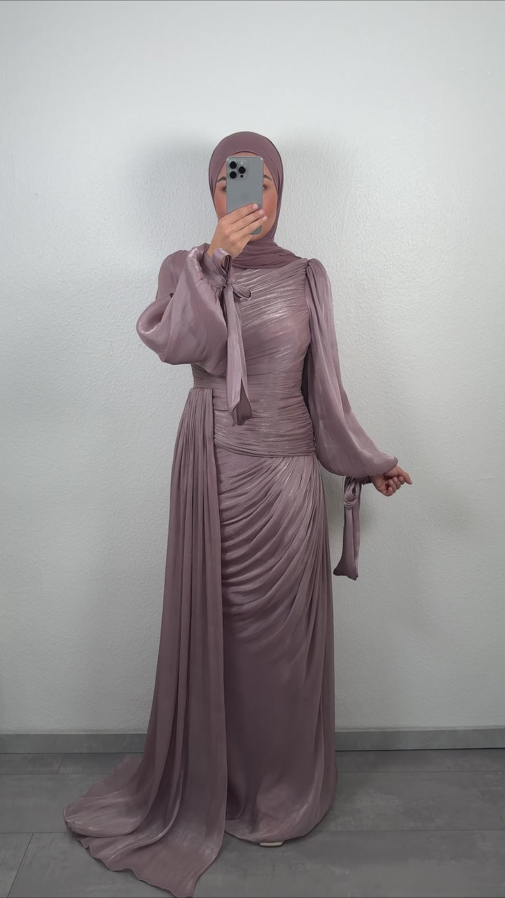 Dunja evening dress old pink