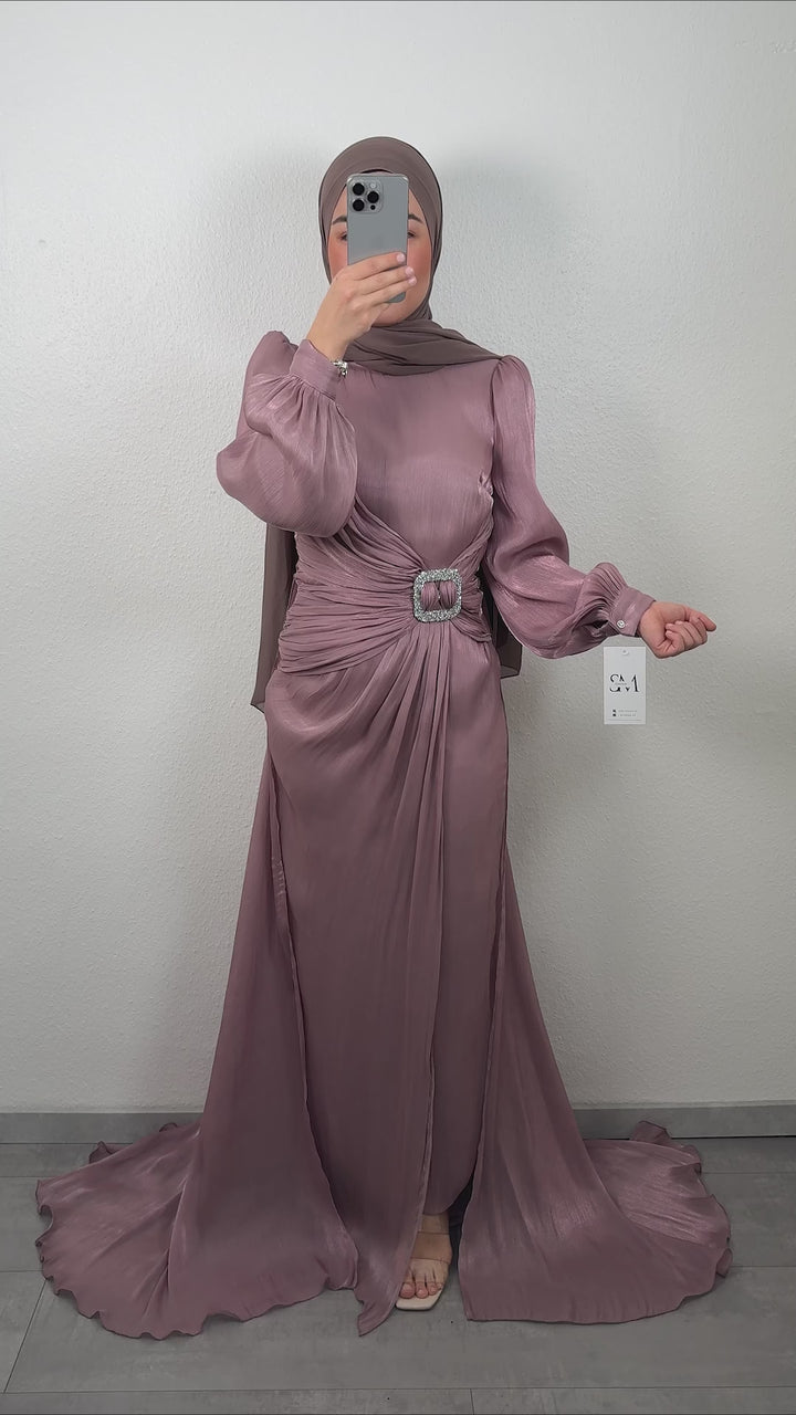 Nur Abendkleid Altrosa