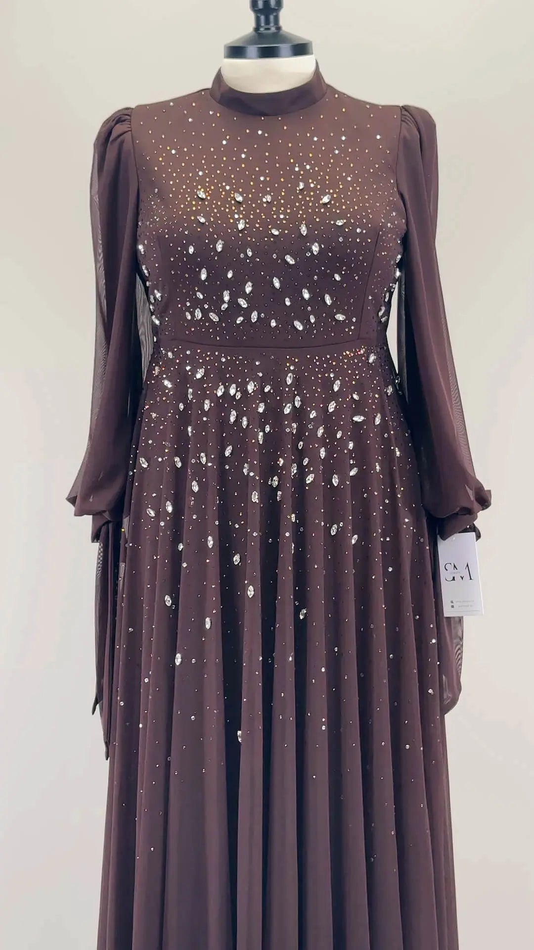 Rima Abendkleid Braun