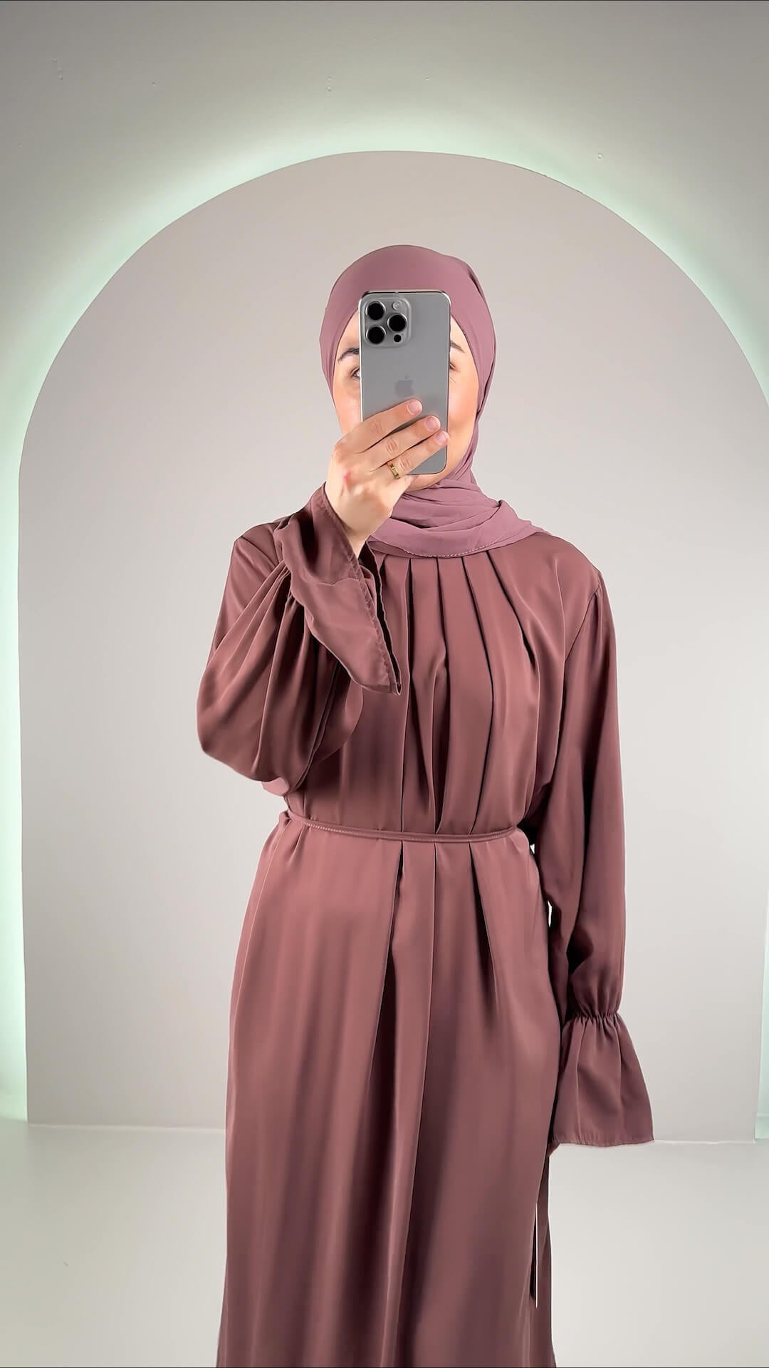 Riya Abendkleid Altrosa