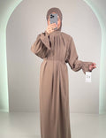 Riya Abendkleid Taupe