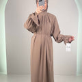 Riya Abendkleid Taupe