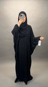 Sila Abaya Set mit Khimar Schwarz - Semode