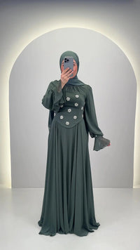 Tisla Abendkleid Grün