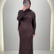 Tuyana Abendkleid Braun