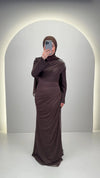 Tuyana Abendkleid Braun
