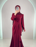Valeria Abendkleid Bordo