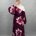 Fino Kleid Weinrot