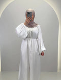 Simla Abaya White