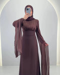 Yarenay Abendkleid Braun