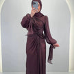 Yildiz Abendkleid Braun